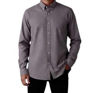 Joseph Abboud Men’s Shirt Sz L Checkered/Plaid Buttons Up Long Sleeve